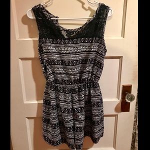 Black & White Romper